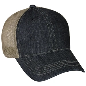 Heavy Washed Denim Cap