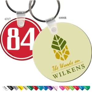 Key Tag - Small Round - Spot Color