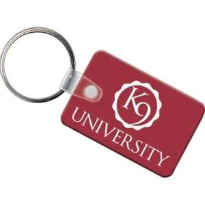 Key Tag - Small Rectangle with Round Corners - Spot Color