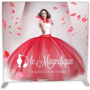 Straight Tension Stretch Fabric Backdrop