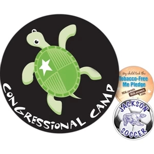 Car Magnet 30 Mil - Round Small - Full Color