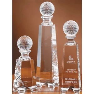 Crystal Golf Pillar Award