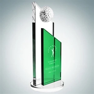 Green Success Golf Trophy - Medium