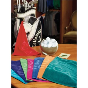 Turkish Signature Midweight Golf Towel  16" x 24"