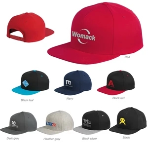 Yupoong 5-Panel Wool Blend Snapback Cap
