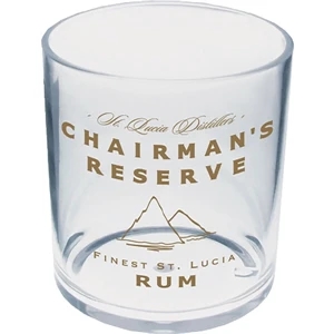 10 oz. Heavy Plastic Rocks Glass