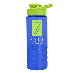 Salute2 - 24 oz. co-polyester Bottle with Drink-Thru Lid