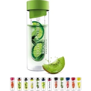 Flavor It Glass Water Bottle with Fruit Infuser