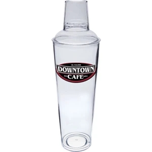 24 oz. Clear Plastic Cocktail Shaker