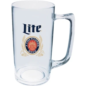 12 oz. Clear Plastic Mug w/Handle