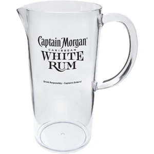 40 oz. Clear Styrene Plastic Pitcher with Handle