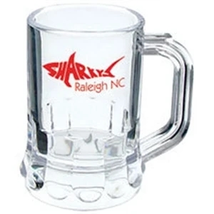 1.25 oz. Clear Plastic Mini Mug Shot Glass