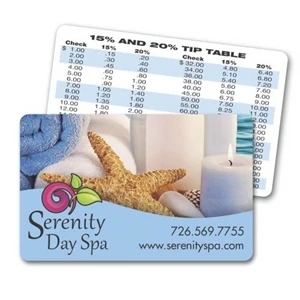 Plastic Wallet Card - 30 mil