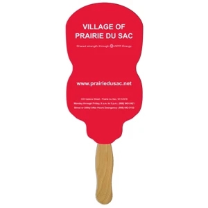 Light Bulb Hand Fan Full Color