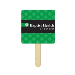 Square Mini Hand Fan Full Color