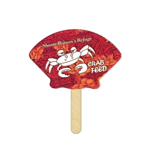 Shell Mini Hand Fan Full Color