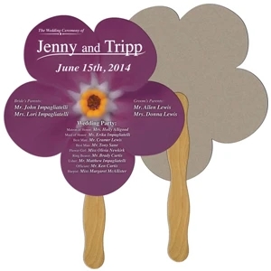 Daisy flower Recycled Hand Fan