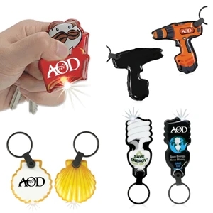 Custom Light-Up Flashlight Keychain