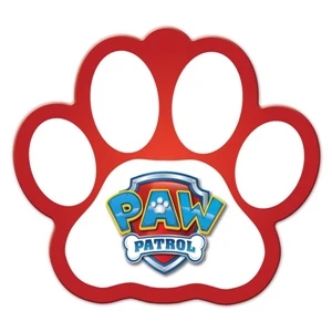 Paw Print Shape Full Color Magnet