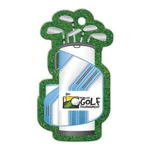 Golf Bag Shaped Luggage Tag