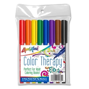 8 Pack Adult Coloring Markers-Classic Colors