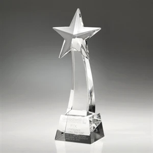 8-1/2" Rising Star Crystal Award