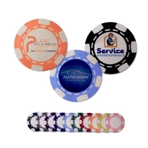 Portrait Design Premium Direct Print Poker Chip Ball Marker