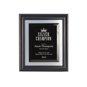 Framed Crystal Honor Plaques