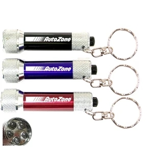 5 LED Metal Flashlight with Anti Explosive Batteries