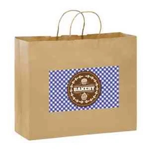 Natural Kraft Paper Shopper Bag in CMYK - Color Evolution