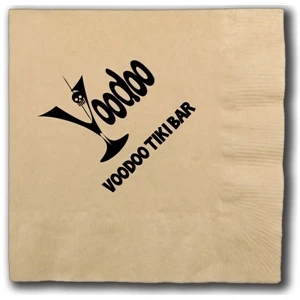 1-Ply Natural Kraft Beverage Napkin