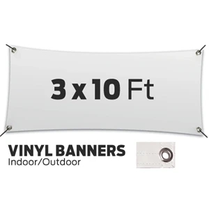 Custom 3' x 10" Vinyl Banners