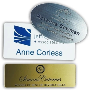 Engraved Plastic Name Badge