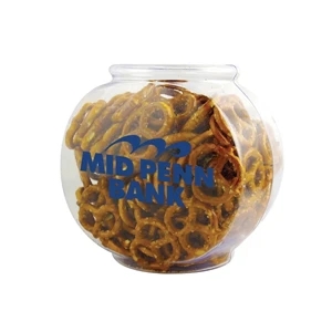 Fish Bowl with Salted Mini Pretzels