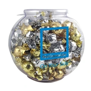 Fish Bowl with Twist-Wrapped Truffles