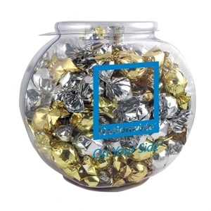 Fish Bowl with Twist-Wrapped Truffles