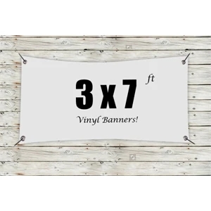 Custom 3' x 7' Vinyl Banners
