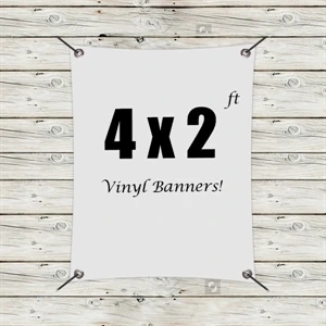 Custom 4' x 2' Vinyl Banners