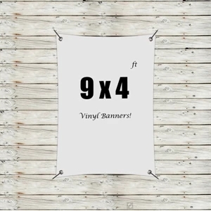 Custom 9' x 4' Vinyl Banners