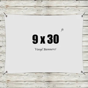 Custom 9' x 30' Vinyl Banners