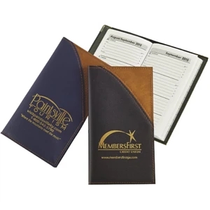 Style "Barcelona" 2-Tone Soft Vinyl Cover Pocket Planner