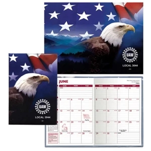 Stock Full Color Vinyl Cover 7" x 10" Patriotic Planners
