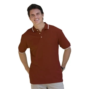 Custom Men's Superblend Tipped Polo