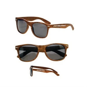 Wood Tone Sunglasses