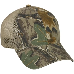 Camo Front with Solid Mesh Back Cap