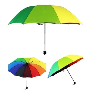 Custom Logo Rainbow umbrella