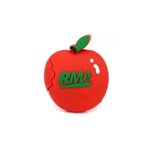 Custom 3D PVC USB Flash Drive - Apple Shaped