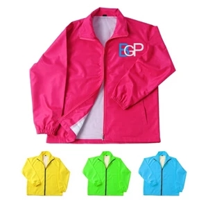 Custom Logo Unisex Outdoor Waterproof Lightweight Wind Jacket