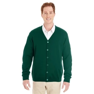 Harriton Men's Pilbloc™ V-Neck Button Cardigan Sweater