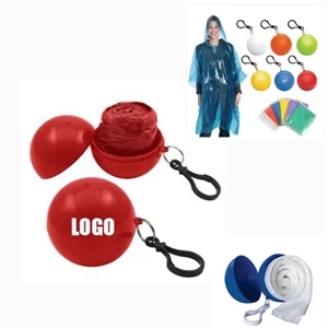 Disposable Rain Poncho Ball